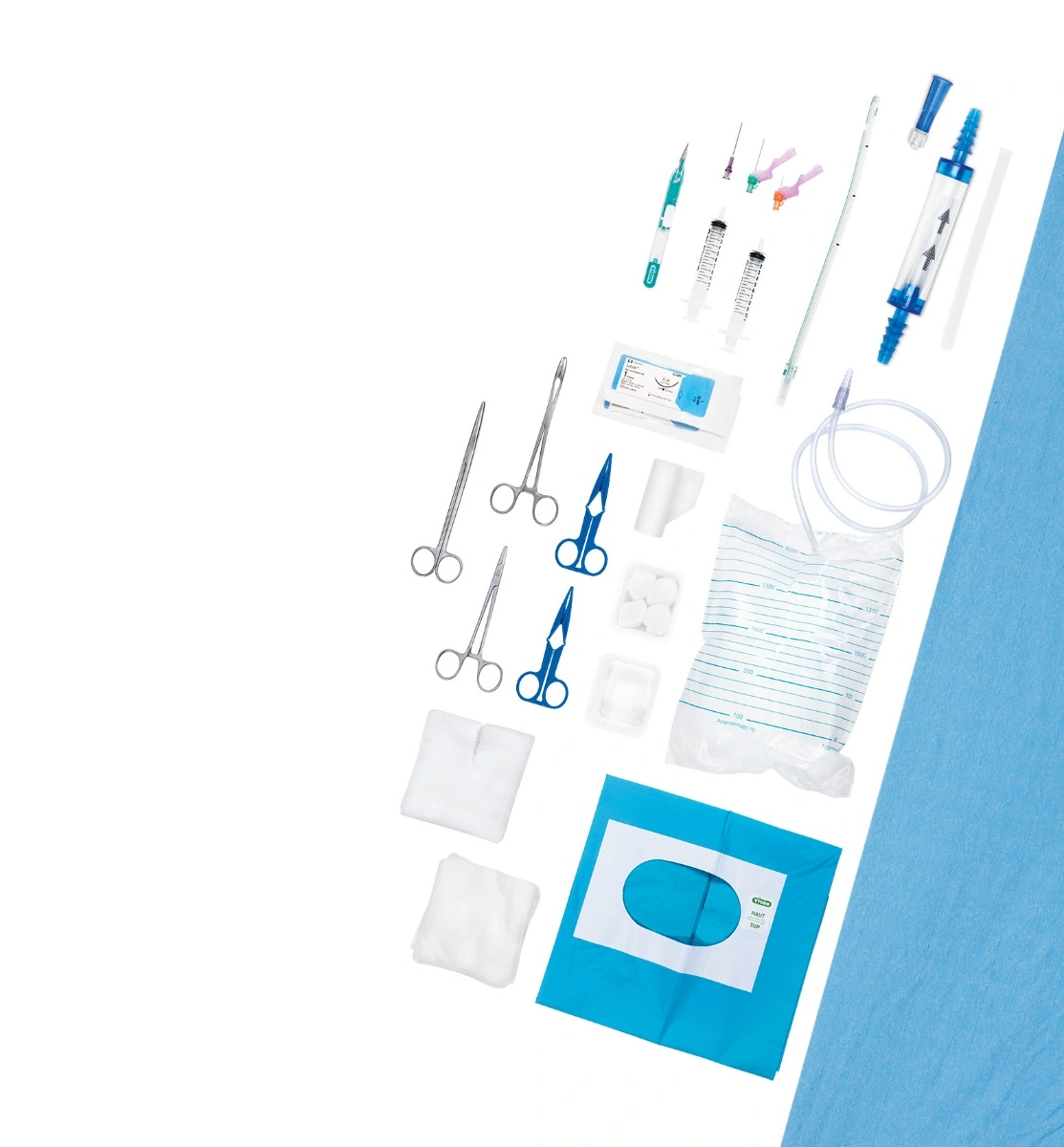 Thoraxdrainage-Set Safety